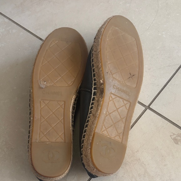 Black Espadrille Loafers - Picture 6 of 8